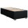 vidaXL Boxspringbett mit Matratze Schwarz 100x200 cm Stoff