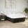 vidaXL Boxspringbett mit Matratze Schwarz 140x200 cm Stoff