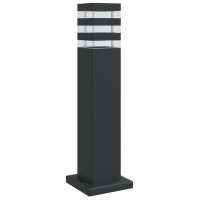 vidaXL Wegeleuchte Schwarz 50 cm Aluminium