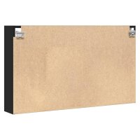 vidaXL Vitrinenschrank Schwarz 100x15x58 cm Holzwerkstoff