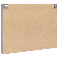 vidaXL Vitrinenschrank Grau Sonoma 100x8,5x75 cm Holzwerkstoff