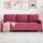 vidaXL 3-Sitzer-Sofa Weinrot 180 cm Samt