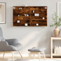 vidaXL Vitrinenschrank R&auml;uchereiche 100x8,5x58 cm Holzwerkstoff