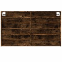 vidaXL Vitrinenschrank R&auml;uchereiche 100x8,5x58 cm Holzwerkstoff