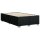 vidaXL Boxspringbett mit Matratze Schwarz 120x190 cm Stoff