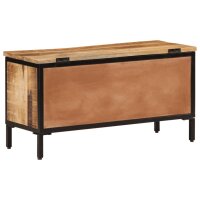 vidaXL Truhe 82x30x43 cm Raues Massivholz Mango