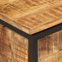 vidaXL Truhe 82x30x43 cm Raues Massivholz Mango