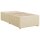 vidaXL Boxspringbett mit Matratze Creme 80x200 cm Stoff