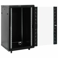 vidaXL 18U Netzwerkschrank auf Rollen 19" IP20...