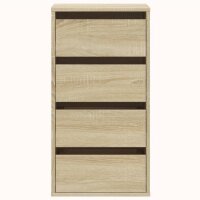 vidaXL Kommode Sonoma-Eiche 40x41x76 cm Holzwerkstoff