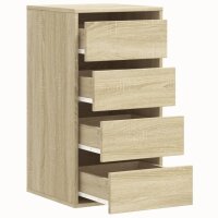 vidaXL Kommode Sonoma-Eiche 40x41x76 cm Holzwerkstoff