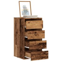 vidaXL Kommode Altholz-Optik 40x41x76 cm Holzwerkstoff