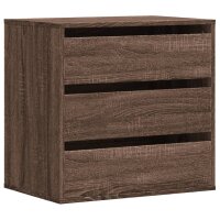 vidaXL Kommode Braun Eichen-Optik 60x41x58 cm Holzwerkstoff