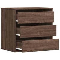 vidaXL Kommode Braun Eichen-Optik 60x41x58 cm Holzwerkstoff