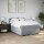 vidaXL Boxspringbett mit Matratze Hellgrau 160x200 cm Stoff