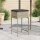 vidaXL Garten-Barhocker mit Kissen 2 Stk. Hellgrau Poly Rattan