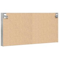 vidaXL Vitrinenschrank Betongrau 100x8,5x50 cm Holzwerkstoff