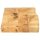 vidaXL Tischplatte 120x40x2,5 cm Baumkante Massivholz Raues Mangoholz