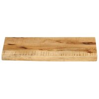 vidaXL Tischplatte 50x20x3,8 cm Baumkante Massivholz Raues Mangoholz