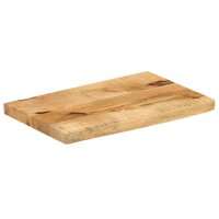 vidaXL Tischplatte 50x20x3,8 cm Baumkante Massivholz Raues Mangoholz