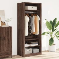 vidaXL Kleiderschrank Braun Eichen-Optik 80x50x200 cm...