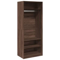 vidaXL Kleiderschrank Braun Eichen-Optik 80x50x200 cm...