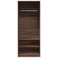 vidaXL Kleiderschrank Braun Eichen-Optik 80x50x200 cm Holzwerkstoff