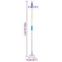 vidaXL Bodenabzieher-Stiele 5 Stk. 119,5 cm Stahl und Kunststoff