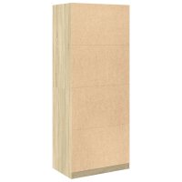 vidaXL Kleiderschrank Sonoma-Eiche 80x50x200 cm Holzwerkstoff