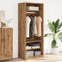 vidaXL Kleiderschrank Artisan-Eiche 80x50x200 cm Holzwerkstoff