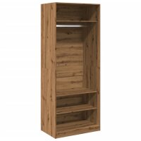 vidaXL Kleiderschrank Artisan-Eiche 80x50x200 cm Holzwerkstoff