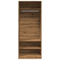 vidaXL Kleiderschrank Artisan-Eiche 80x50x200 cm Holzwerkstoff