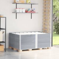 vidaXL Paletten-Aufsatzrahmen 3 Stk. Grau 150x100 cm...