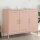 vidaXL Sideboard Rosa 100,5x39x79 cm Kaltgewalzter Stahl