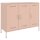 vidaXL Sideboard Rosa 100,5x39x79 cm Kaltgewalzter Stahl