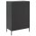 vidaXL Highboard Schwarz 68x39x101,5 cm Kaltgewalzter Stahl