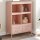 vidaXL Highboard Rosa 68x39x101,5 cm Kaltgewalzter Stahl