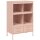 vidaXL Highboard Rosa 68x39x101,5 cm Kaltgewalzter Stahl