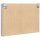 vidaXL Vitrinenschrank Grau Sonoma 80x8,5x58 cm Holzwerkstoff