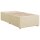 vidaXL Boxspringbett mit Matratze Creme 90x190 cm Stoff