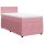 vidaXL Boxspringbett mit Matratze Rosa 80x200 cm Samt