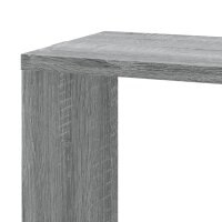 vidaXL Wand-Eckregal Grau Sonoma 45x45x147 cm Holzwerkstoff