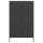 vidaXL Highboard Schwarz 68x39x113 cm Stahl