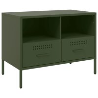 vidaXL TV-Schrank Olivgr&uuml;n 68x39x50,5 cm Kaltgewalzter Stahl