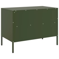 vidaXL TV-Schrank Olivgr&uuml;n 68x39x50,5 cm Kaltgewalzter Stahl