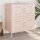 vidaXL Sideboard Rosa 68x39x79 cm Stahl