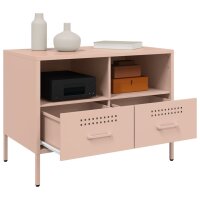 vidaXL TV-Schrank Rosa 68x39x50,5 cm Kaltgewalzter Stahl