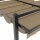 vidaXL Gartenpavillon mit Ausziehbarem Dach Taupe 3x3 m Aluminium