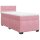 vidaXL Boxspringbett mit Matratze Rosa 80x200 cm Samt