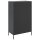 vidaXL Highboard Schwarz 68x39x113 cm Stahl